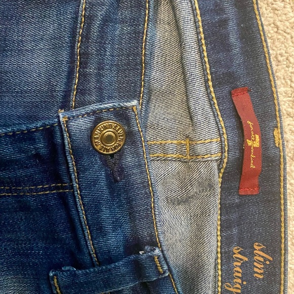 7 For All Mankind - Slim Straight Denim - Picture 3 of 5